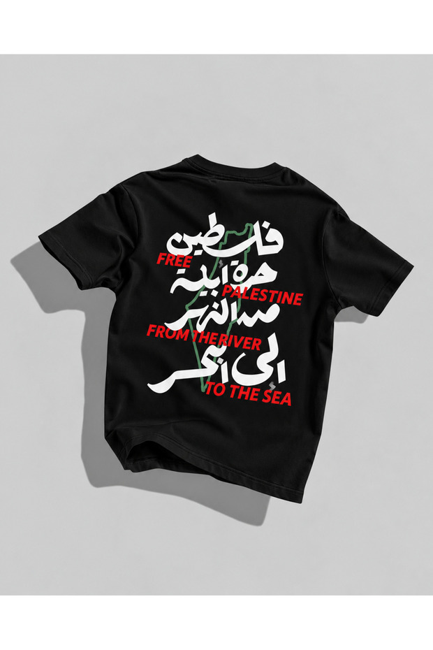 Palestine Freedom Themed Oversize Unisex T-Shirt