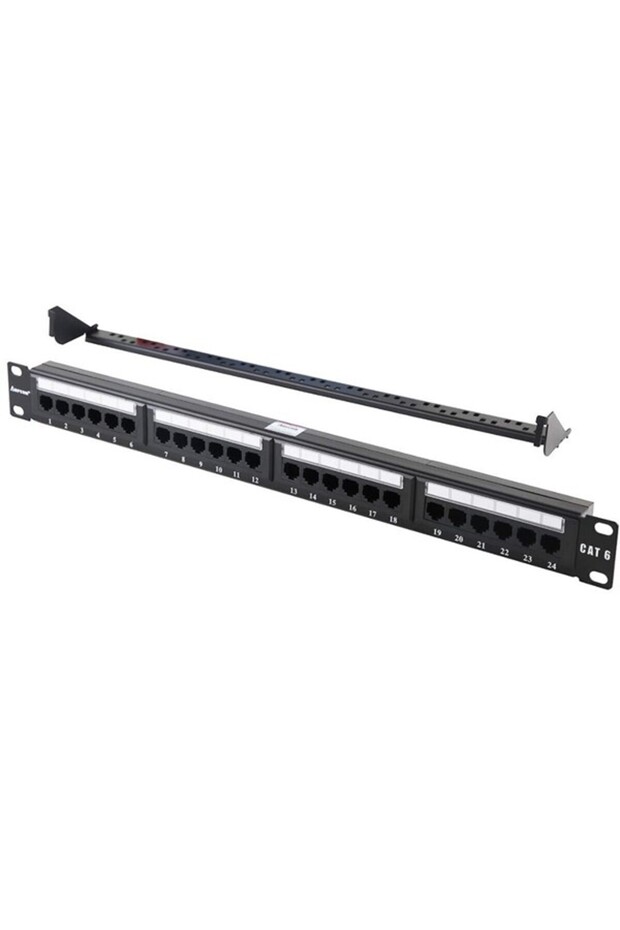 1U 24Port Cat6 Utp Patch Panel Cod624