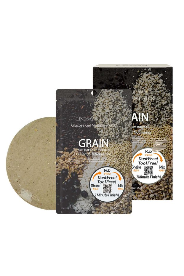 Korean Modeling Mask Pack Grain 5 PCS