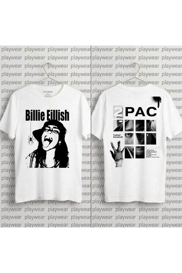Billie-Elif Printed 100% Cotton Crew Neck T-Shirt