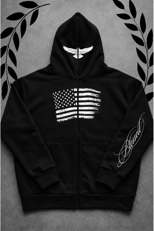 Full Zip-Up Upgrade Full Zipper Printed Sweatshirt Supertee Design Senserytery Series