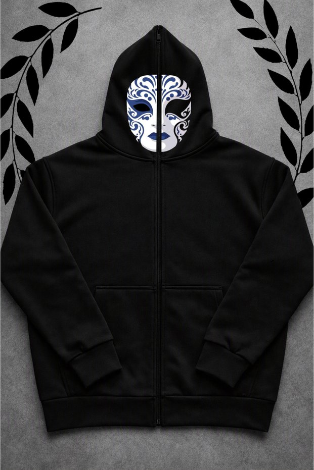 Full Zip-Up Upgrade Full Zipper Printed Sweatshirt Supertee Design Senserytery Series