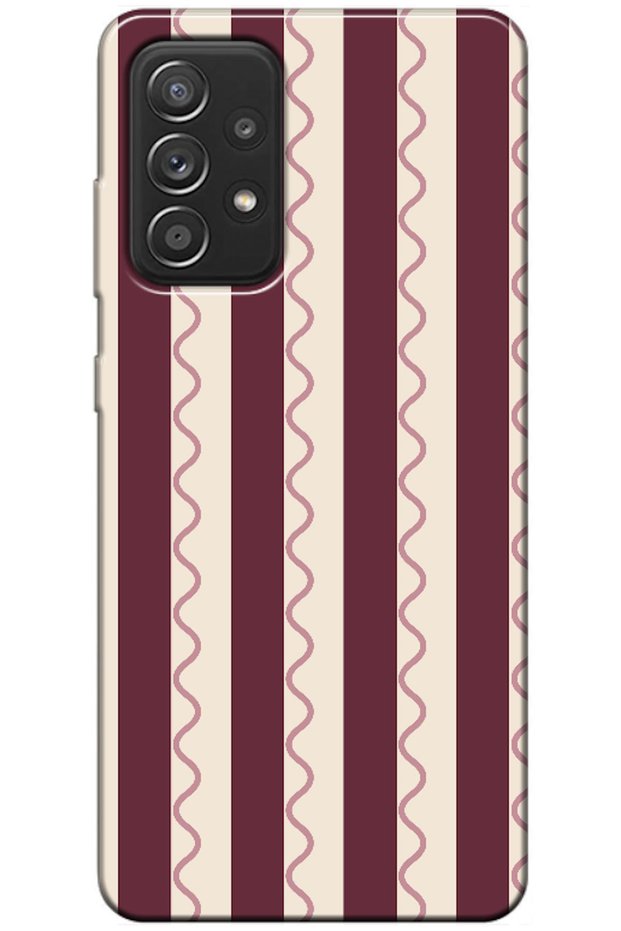 Samsung Galaxy A52 Wave Stripe Burgundy (Burgundy)