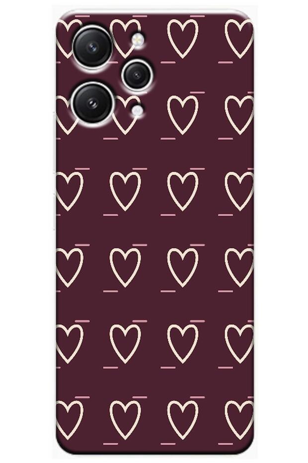 Redmi 12 Line Heart Burgundy (Burgundy)