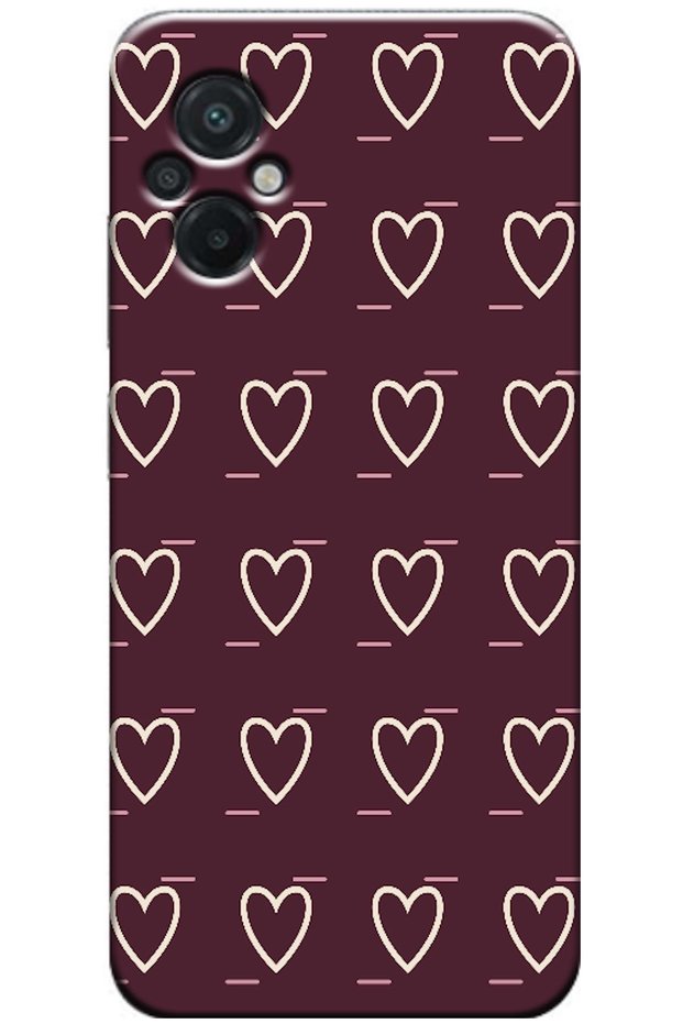 Poco M5 Line Heart Burgundy (Burgundy)