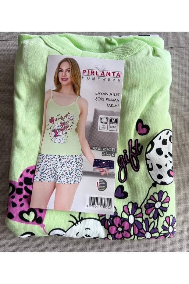 Women's Athlete Shorts Pajama Set S 100% Cotton…