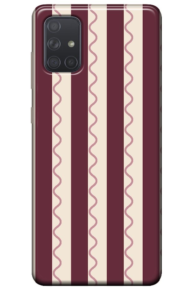 Samsung Galaxy A51 Wave Stripe Burgundy (Burgundy)