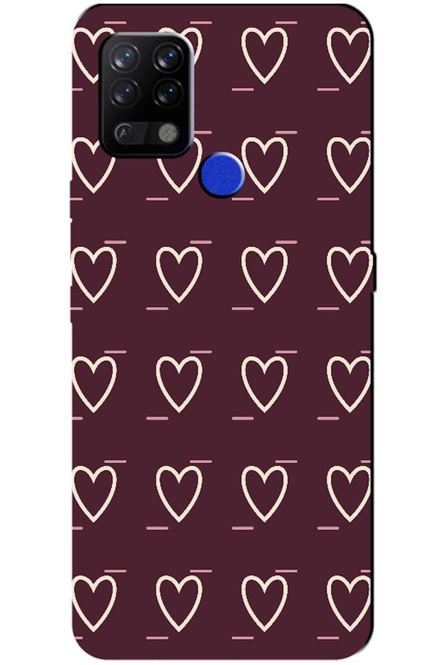 Tecno Pova Line Heart Burgundy (Burgundy)