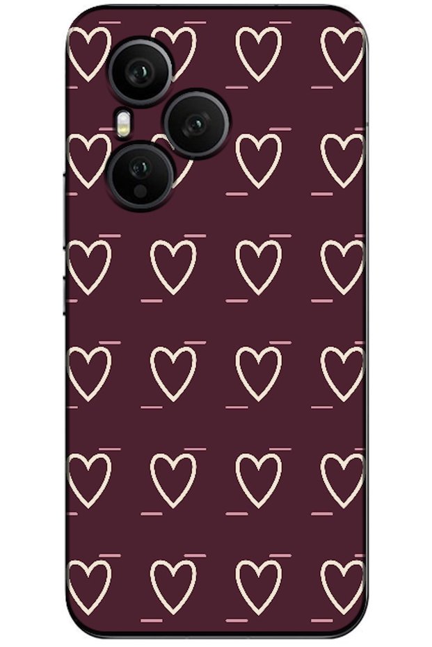 Honor 400 Pro 5g Line Heart Burgundy (Burgundy)