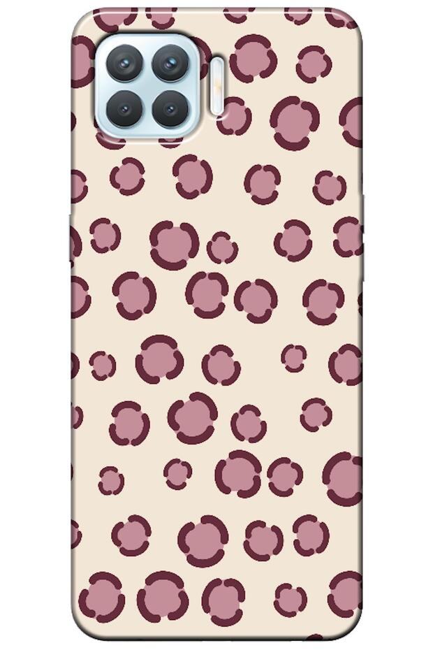 Oppo Reno 4 Lite Leopard Dot Burgundy (Burgundy)