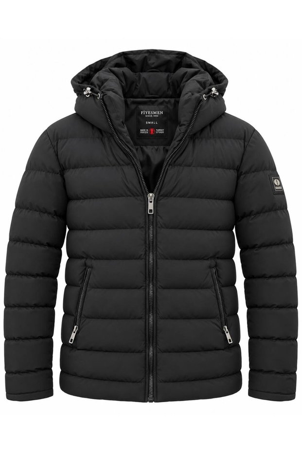 Fiyesmen Slim Fit Men's Hooded Coat 7817