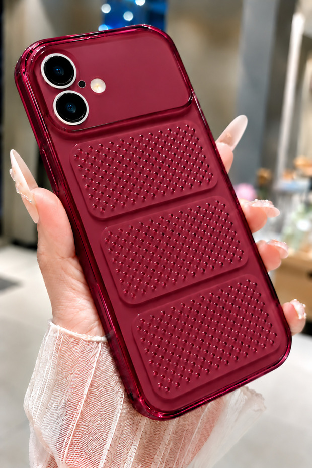 iPhone 17 Compatible Camera Protrusion Protected Soft Ventilation Hole Transparent Silicone Phone Case Cover