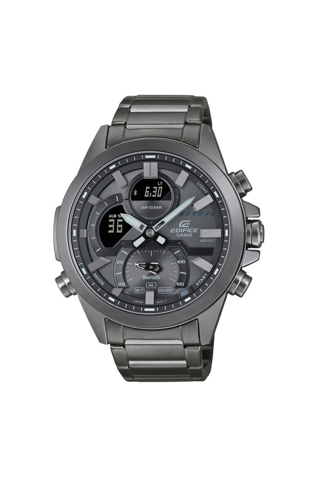 Ceas bărbătesc Edifice ECB-30DC-1B, Cuarț, 48.5mm, 10ATM