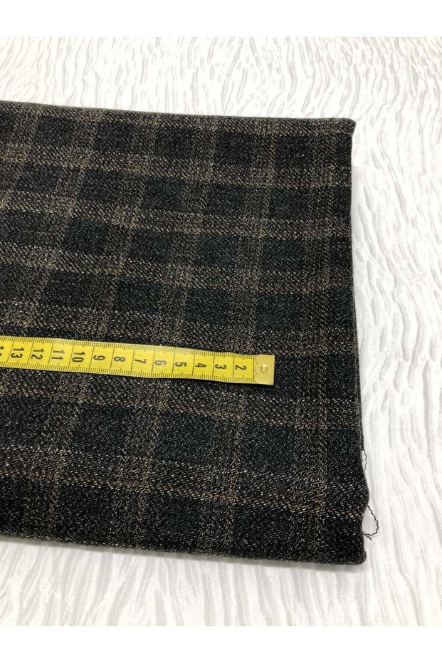 Plaid Outerwear Fabric Thick, Piece 125X140 cm