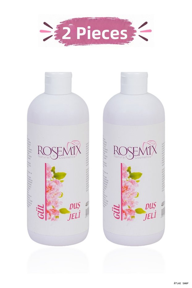 Ilkestor - Shower Gel Rose 400 ml - Set of 2 (192337)