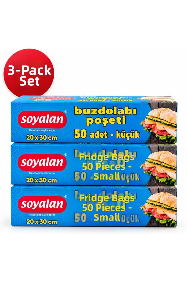 Refrigerator Bags Small Size 20X30 cm Set of 3 150 Pieces