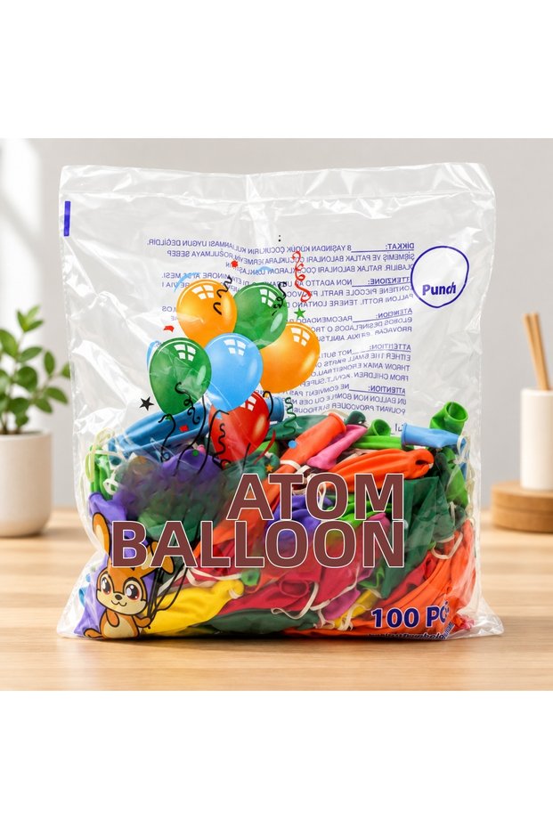 Rubberized Balloons (100 Pieces)