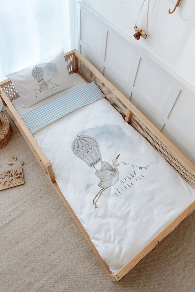 Single Duvet Cover and Fitted Sheet Set - Royal Series - Hello Little One