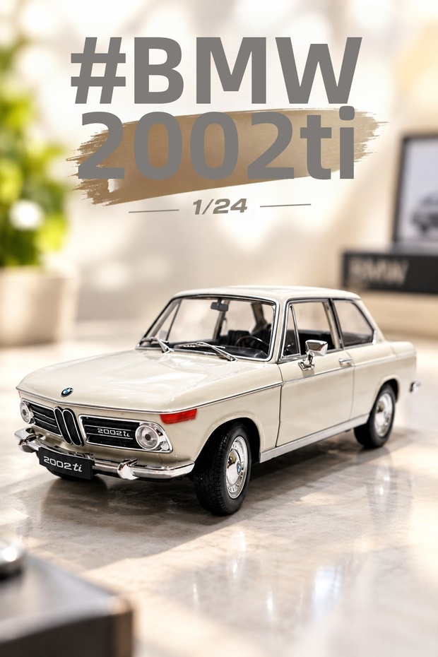 Bmw 2002Ti 1/24 Diecast Metal Model Car