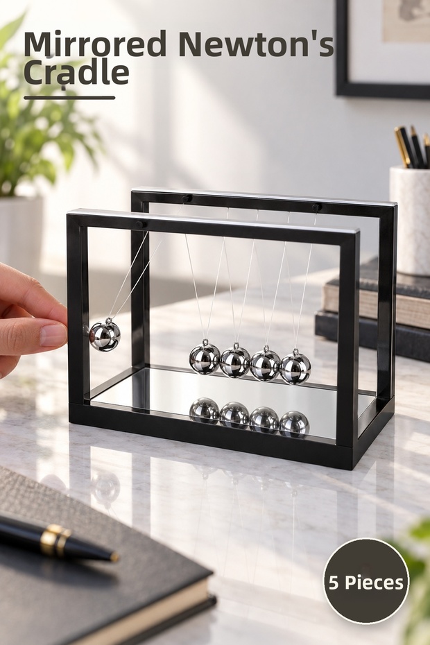 5 Pieces Mirrored Balance Ball