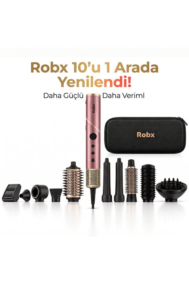 New 10 in 1 Multi-Styler Air Blow Hair Styling and Drying Led Ion Multi-Function Ultra Set