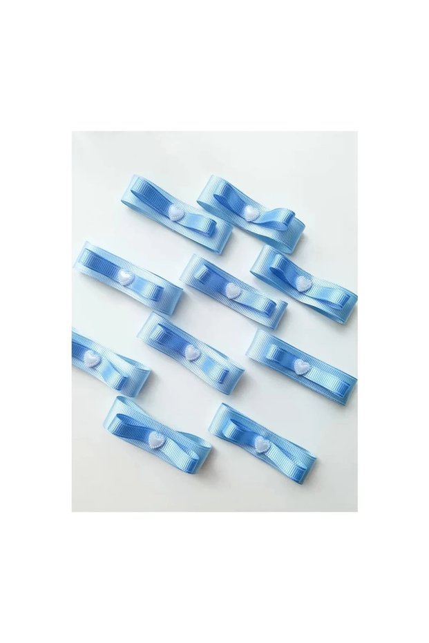 Ready Grogren Ribbon Bow Blue&blue (10 PCS)