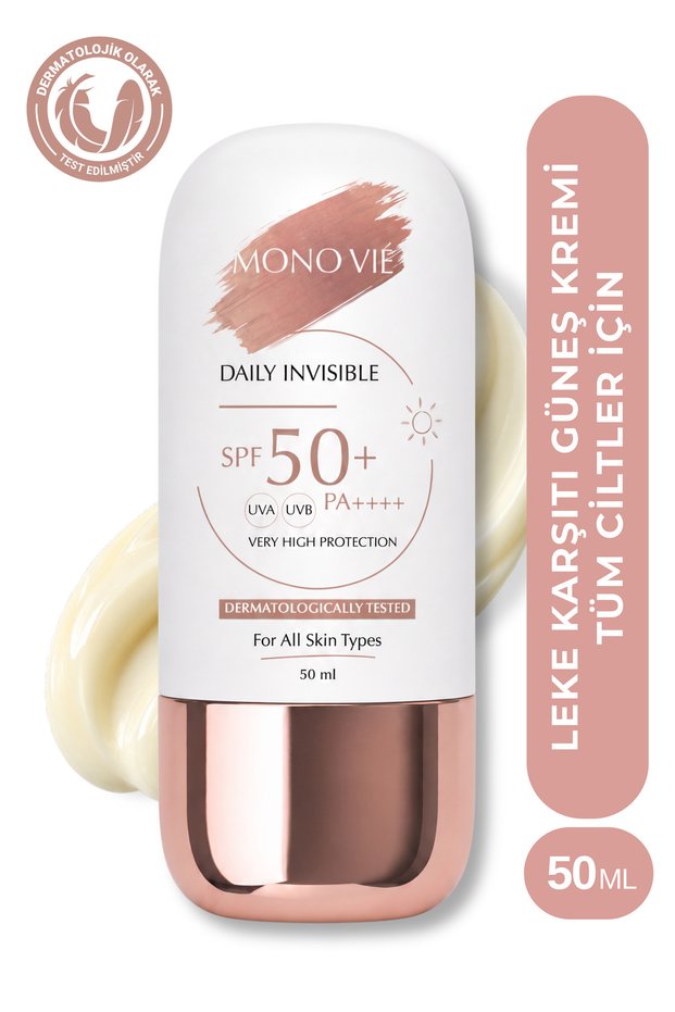 Spf 50+ Anti-Blemish and Brightening Sunscreen 50 ml - Niacinamide, Ectoin and Licorice Root - Fragrance-Free