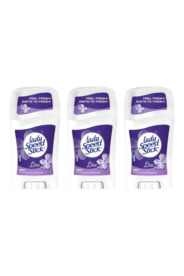 Pachet de 3x Deodorant solid stick Lilac 40g
