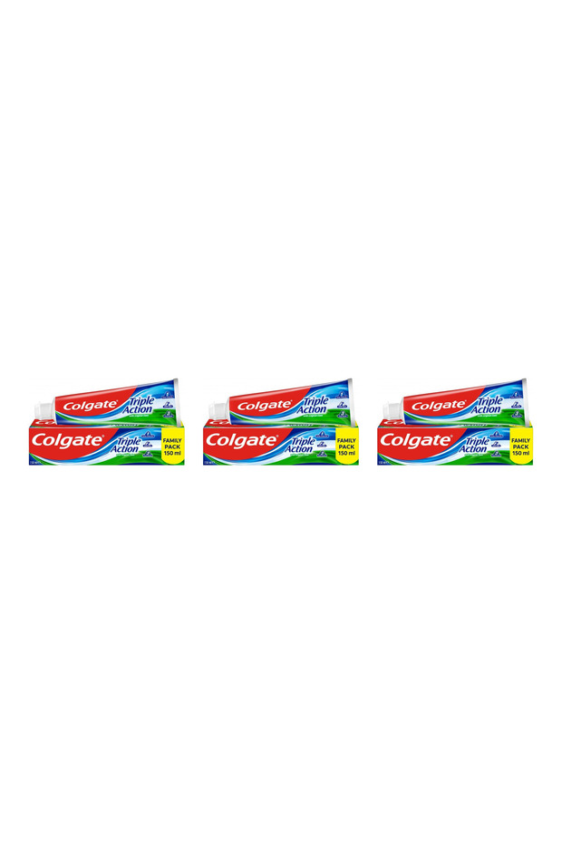 3x PACK Triple Action Toothpaste 150ml