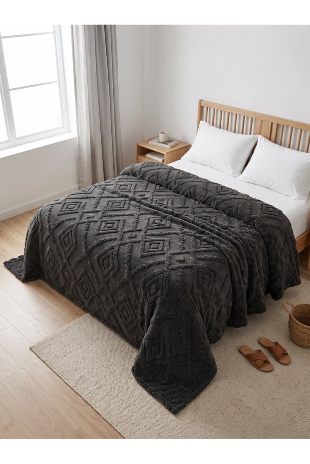 Elara Wellsoft Nordic Bedspread 210X230 – Premium, Thick, Soft, and Original Pattern