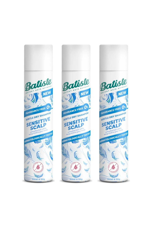 3x PACK Sensitive Dry Shampoo, 200 ml