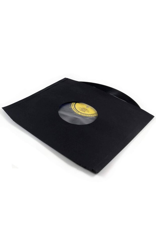 Black Antistatic Lp (12") Envelope (20 Pieces)
