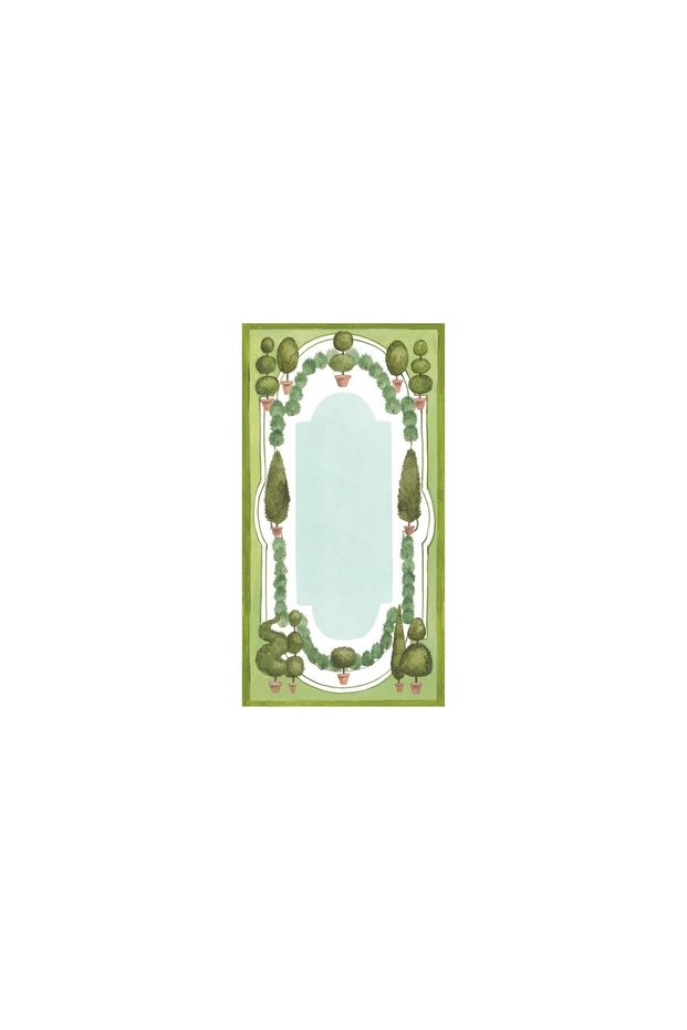 Topiary Garden Table Card