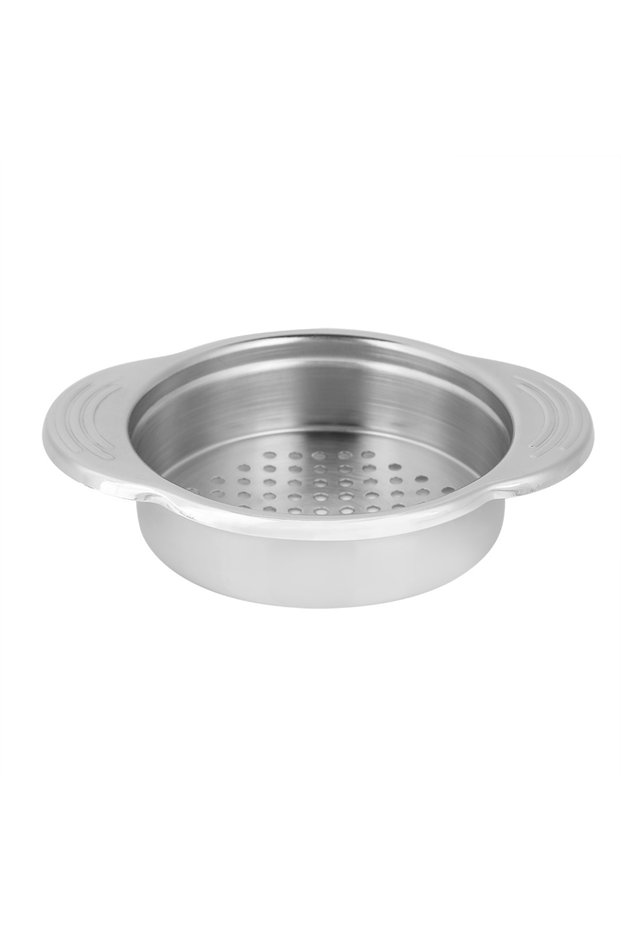 Silver Stainless Steel Food Can Strainer Canned Food Drainer Tuna Can Oil Press Squeezer Kitchen Acc