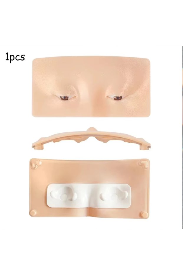 yanzhaung 1pcs Reusable 5D Cosmetic Makeup Practice Mask Board Pad Skin Eye Face Solution Makeup Man
