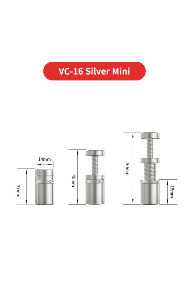 Silvery S Aluminum GPU Holder Vertical Telescopic Rotating Stand Magnetic Bracket Video Card Holder