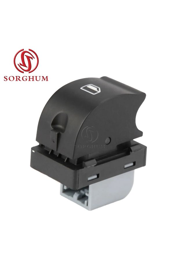 زر واحد للتحكم بنافذة الراكب الأمامية الكهربائية من SORGHUM، زر مفرد 8E0959855، متوافق مع أودي A4 B6 B7