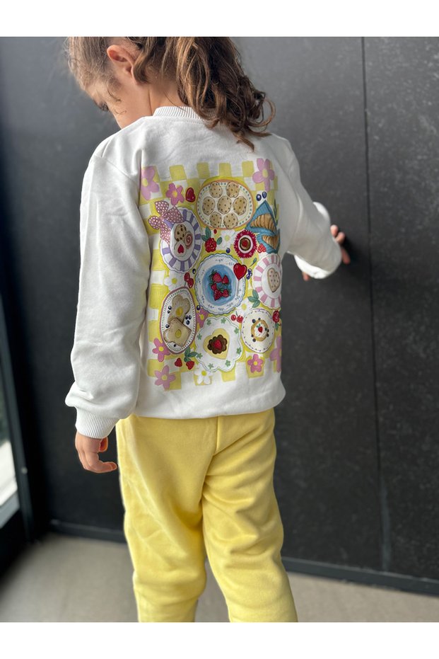 Children's Tracksuit Set Girl's Top and Bottom Cotton Casual Nursery Suit