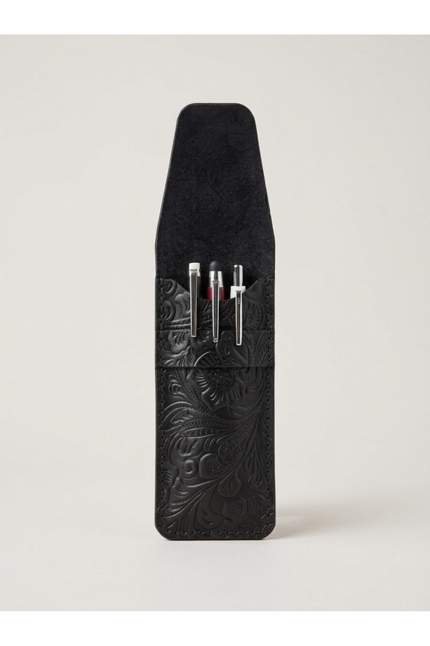 Completely Handmade Genuine Leather Pen Holder