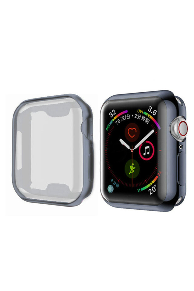 44mm Space Gray Cover For Apple Watch Ultra 3 2 1 49mm TPU Full Screen Protector Case iWatch Series