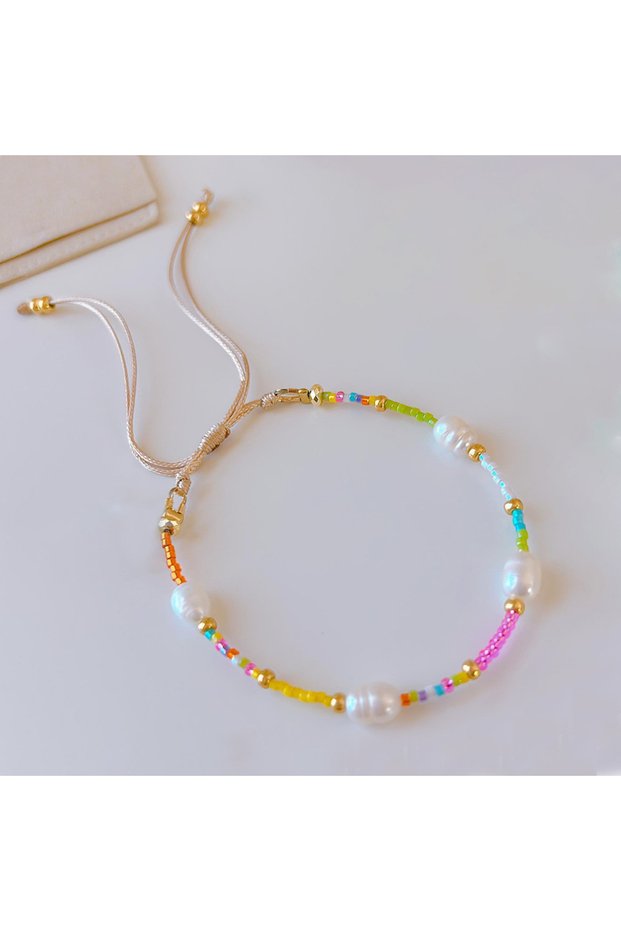 ZZS230027A KKBEAD Boho Summer Beach Simpls Thin Bracelets Natural Pearl Bracelet for Women Jewelry G