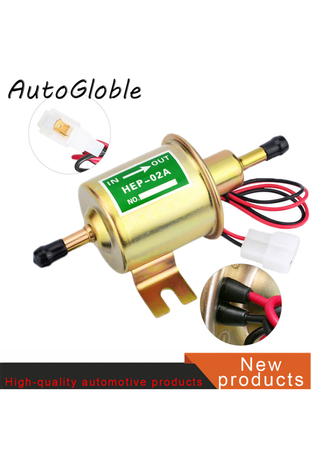 High Quality Low Pressure Universal Diesel Petrol Gasoline Electric Fuel Pump HEP-02A 12V 24V For Ca