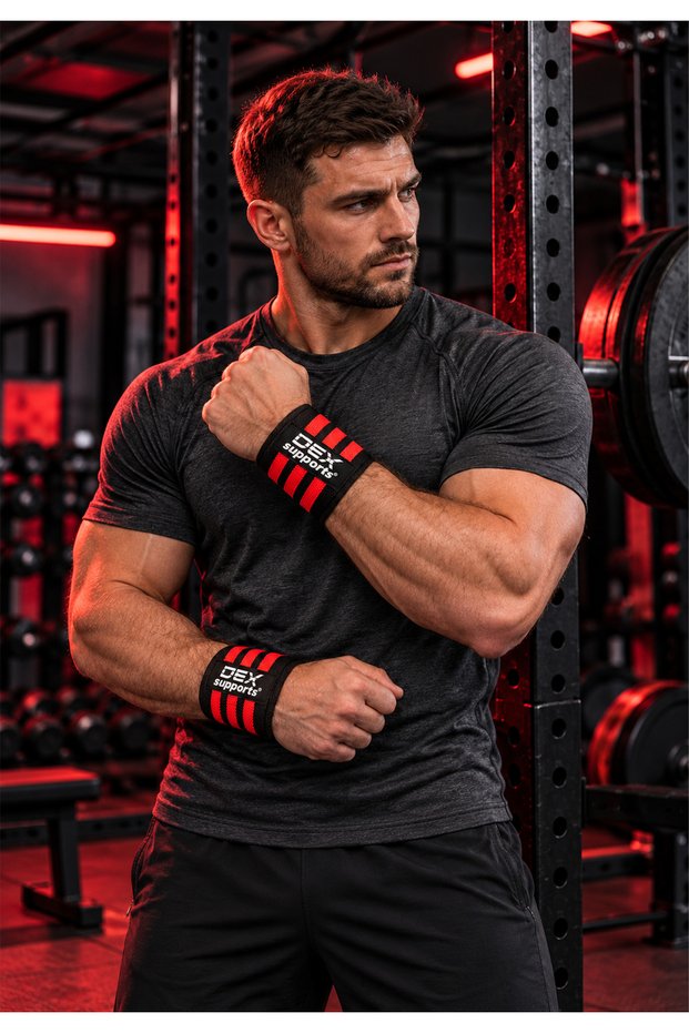 Weightlifting Gloves - Red