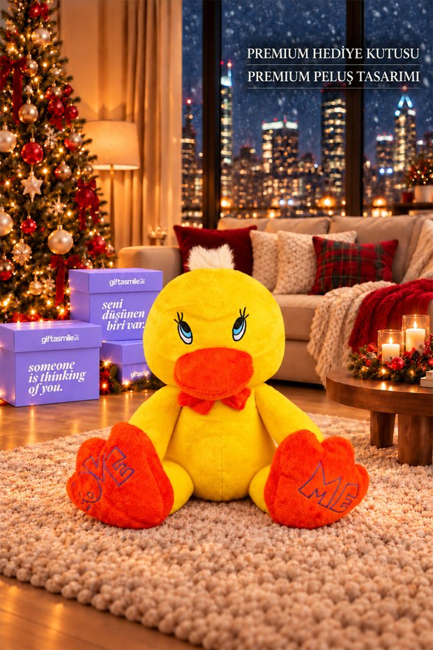 Smile Dev Duck Premium Peluş