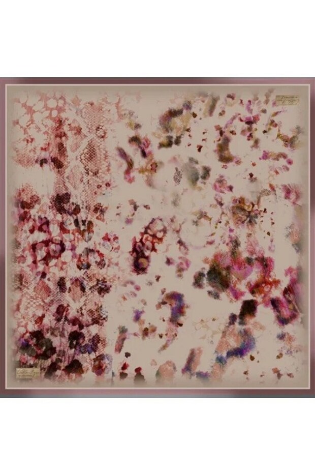 Pure Tivil Silk 2838 05 Powder Batik Pattern