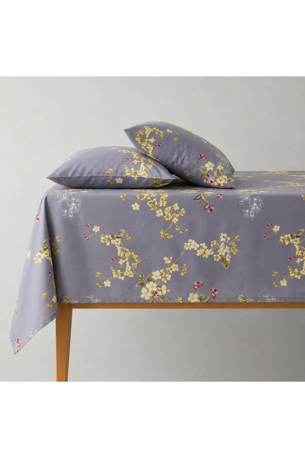 Double Size Flat 240X260 (Without Rubber) Sheet Set (Package Includes 1 Sheet + 2 Pillowcases)