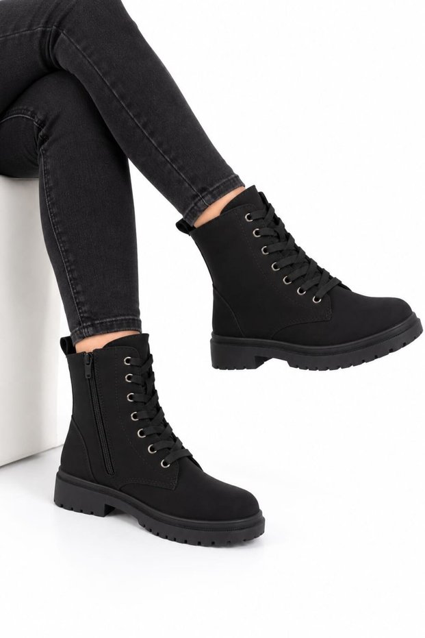 Children's Anti-Slip Sole Cold-Resistant Boots Black