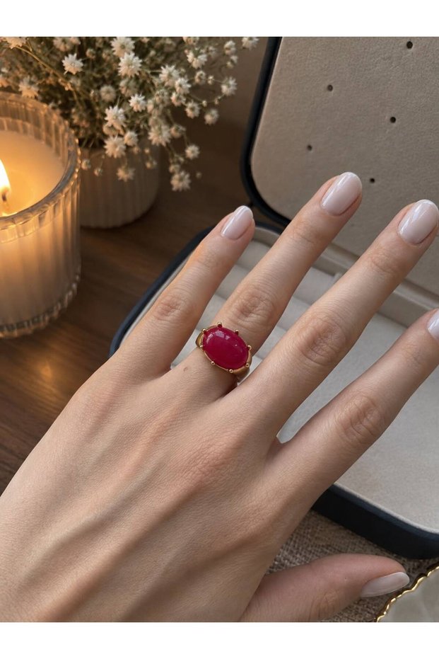 Mango Model Adjustable Women's Stainless Steel Ring