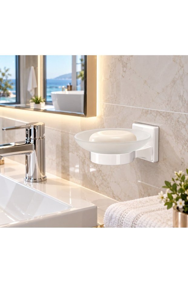Platinum White Soap Dish Acar Ks8059