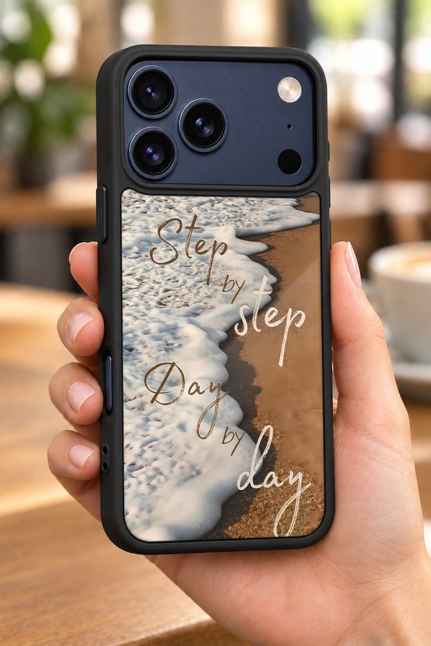 حافظة مقاومة للصدمات متوافقة مع هاتف iPhone 18 Pro مع حماية للكاميرا بنمط الرمل